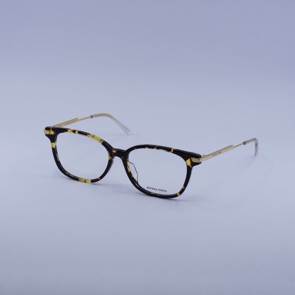 Bottega Veneta BV1074OA 002 Eyeglasses Havana/Gold 53mm Square Frame - Picture 6 of 11